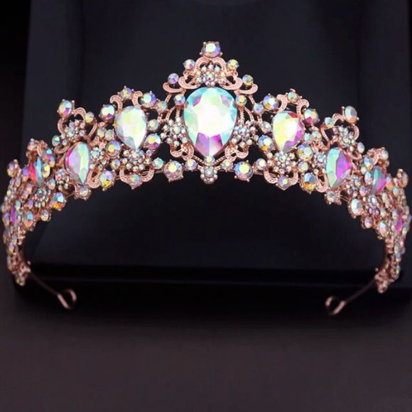 Elegant Purple and Silver Tiara - Picture 3 of 5